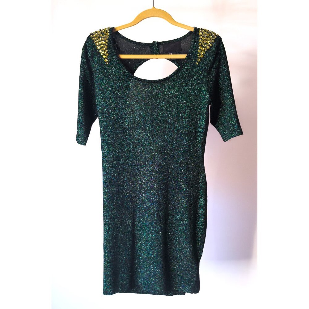 H&M Green Holiday Dress